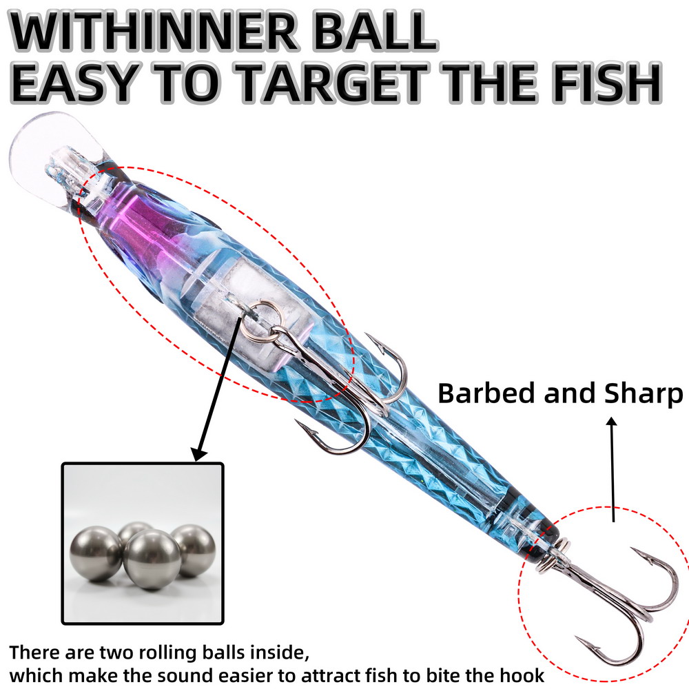 1pcs Laser Fishing Lure 9cm/9g - Fishing Lure Crankbait review and price