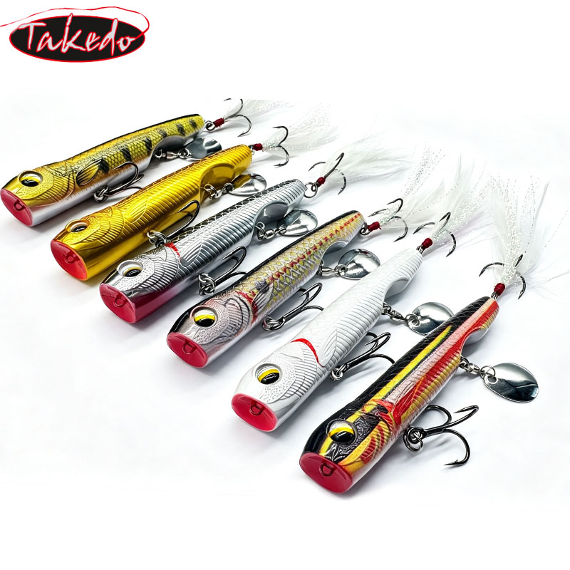 TAKEDO 10G Top Water Popper Fi - Fishing Lure Popper review and price
